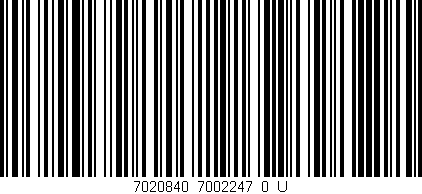 Código de barras (EAN, GTIN, SKU, ISBN): '7020840_7002247_0_U'