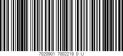 Código de barras (EAN, GTIN, SKU, ISBN): '7020901_7002219_0_U'