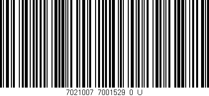 Código de barras (EAN, GTIN, SKU, ISBN): '7021007_7001529_0_U'