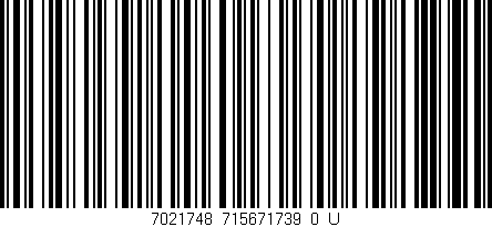 Código de barras (EAN, GTIN, SKU, ISBN): '7021748_715671739_0_U'