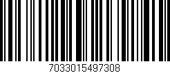 Código de barras (EAN, GTIN, SKU, ISBN): '7033015497308'