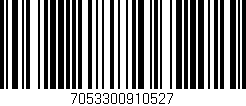 Código de barras (EAN, GTIN, SKU, ISBN): '7053300910527'