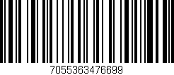 Código de barras (EAN, GTIN, SKU, ISBN): '7055363476699'