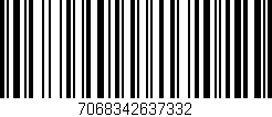 Código de barras (EAN, GTIN, SKU, ISBN): '7068342637332'