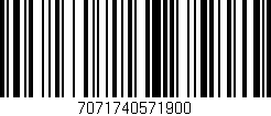 Código de barras (EAN, GTIN, SKU, ISBN): '7071740571900'