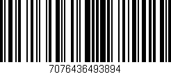 Código de barras (EAN, GTIN, SKU, ISBN): '7076436493894'