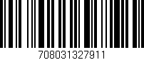 Código de barras (EAN, GTIN, SKU, ISBN): '708031327911'