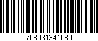 Código de barras (EAN, GTIN, SKU, ISBN): '708031341689'