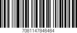 Código de barras (EAN, GTIN, SKU, ISBN): '7081147846464'