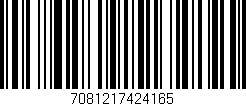 Código de barras (EAN, GTIN, SKU, ISBN): '7081217424165'