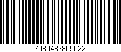 Código de barras (EAN, GTIN, SKU, ISBN): '7089483805022'