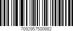 Código de barras (EAN, GTIN, SKU, ISBN): '7092957500682'