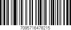 Código de barras (EAN, GTIN, SKU, ISBN): '7095716478215'