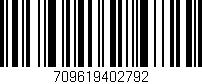 Código de barras (EAN, GTIN, SKU, ISBN): '709619402792'