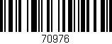 Código de barras (EAN, GTIN, SKU, ISBN): '70976'