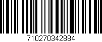 Código de barras (EAN, GTIN, SKU, ISBN): '710270342884'