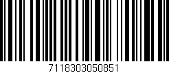 Código de barras (EAN, GTIN, SKU, ISBN): '7118303050851'