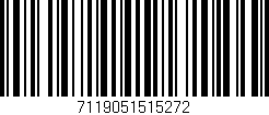 Código de barras (EAN, GTIN, SKU, ISBN): '7119051515272'