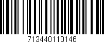 Código de barras (EAN, GTIN, SKU, ISBN): '713440110146'