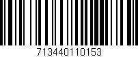 Código de barras (EAN, GTIN, SKU, ISBN): '713440110153'