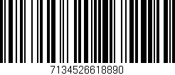 Código de barras (EAN, GTIN, SKU, ISBN): '7134526618890'
