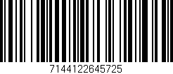 Código de barras (EAN, GTIN, SKU, ISBN): '7144122645725'