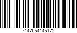 Código de barras (EAN, GTIN, SKU, ISBN): '7147054145172'