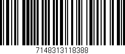 Código de barras (EAN, GTIN, SKU, ISBN): '7148313118388'