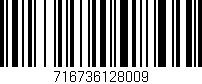 Código de barras (EAN, GTIN, SKU, ISBN): '716736128009'