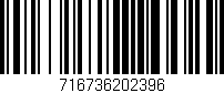 Código de barras (EAN, GTIN, SKU, ISBN): '716736202396'