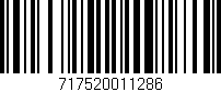 Código de barras (EAN, GTIN, SKU, ISBN): '717520011286'