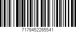 Código de barras (EAN, GTIN, SKU, ISBN): '7179452265541'