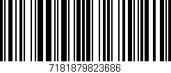 Código de barras (EAN, GTIN, SKU, ISBN): '7181879823686'