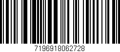 Código de barras (EAN, GTIN, SKU, ISBN): '7196918062728'