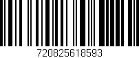 Código de barras (EAN, GTIN, SKU, ISBN): '720825618593'
