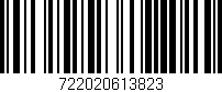 Código de barras (EAN, GTIN, SKU, ISBN): '722020613823'