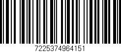 Código de barras (EAN, GTIN, SKU, ISBN): '7225374964151'