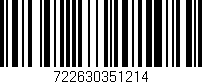 Código de barras (EAN, GTIN, SKU, ISBN): '722630351214'