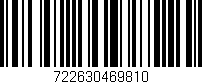 Código de barras (EAN, GTIN, SKU, ISBN): '722630469810'