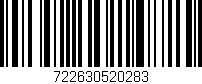 Código de barras (EAN, GTIN, SKU, ISBN): '722630520283'