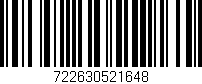 Código de barras (EAN, GTIN, SKU, ISBN): '722630521648'