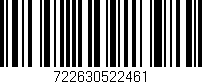 Código de barras (EAN, GTIN, SKU, ISBN): '722630522461'