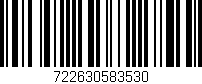 Código de barras (EAN, GTIN, SKU, ISBN): '722630583530'