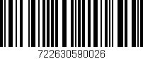 Código de barras (EAN, GTIN, SKU, ISBN): '722630590026'