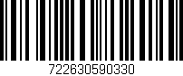 Código de barras (EAN, GTIN, SKU, ISBN): '722630590330'