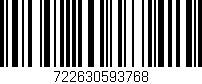 Código de barras (EAN, GTIN, SKU, ISBN): '722630593768'