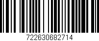 Código de barras (EAN, GTIN, SKU, ISBN): '722630682714'