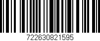 Código de barras (EAN, GTIN, SKU, ISBN): '722630821595'