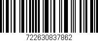 Código de barras (EAN, GTIN, SKU, ISBN): '722630837862'