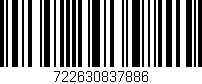 Código de barras (EAN, GTIN, SKU, ISBN): '722630837886'